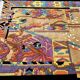 Modern rug signed nini ferrucci 160x100 cm