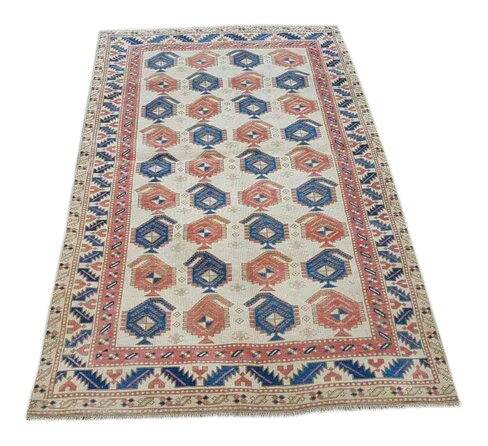Vintage Turkish handmade rug 110x177 cm