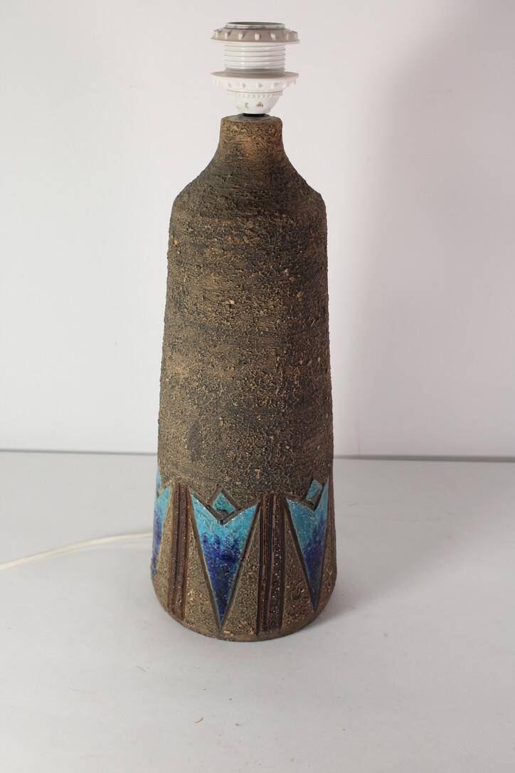 Sweden Carlsson ceramic lamp for Tilgmans 1960 vintage