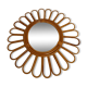 Vintage Rattan Witch/Sun Mirror