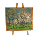 Peinture ancienne signée René Bellanger