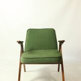 Pair de fauteuils vintage vert royal conclu par Chierowski