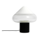 1960s Italian two-piece Murano glass table lamp by Roberto Pamio for Leucos
