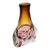 Vase Sculpture UH866 "Millennium" – Chřibská Glass, Bohemia, 1999