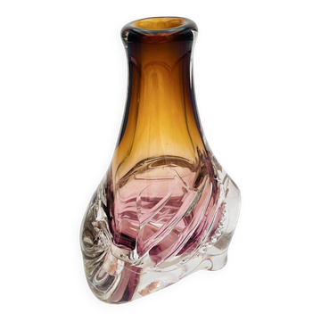 Vase Sculpture UH866 "Millennium" – Chřibská Sklo, Bohême, 1999
