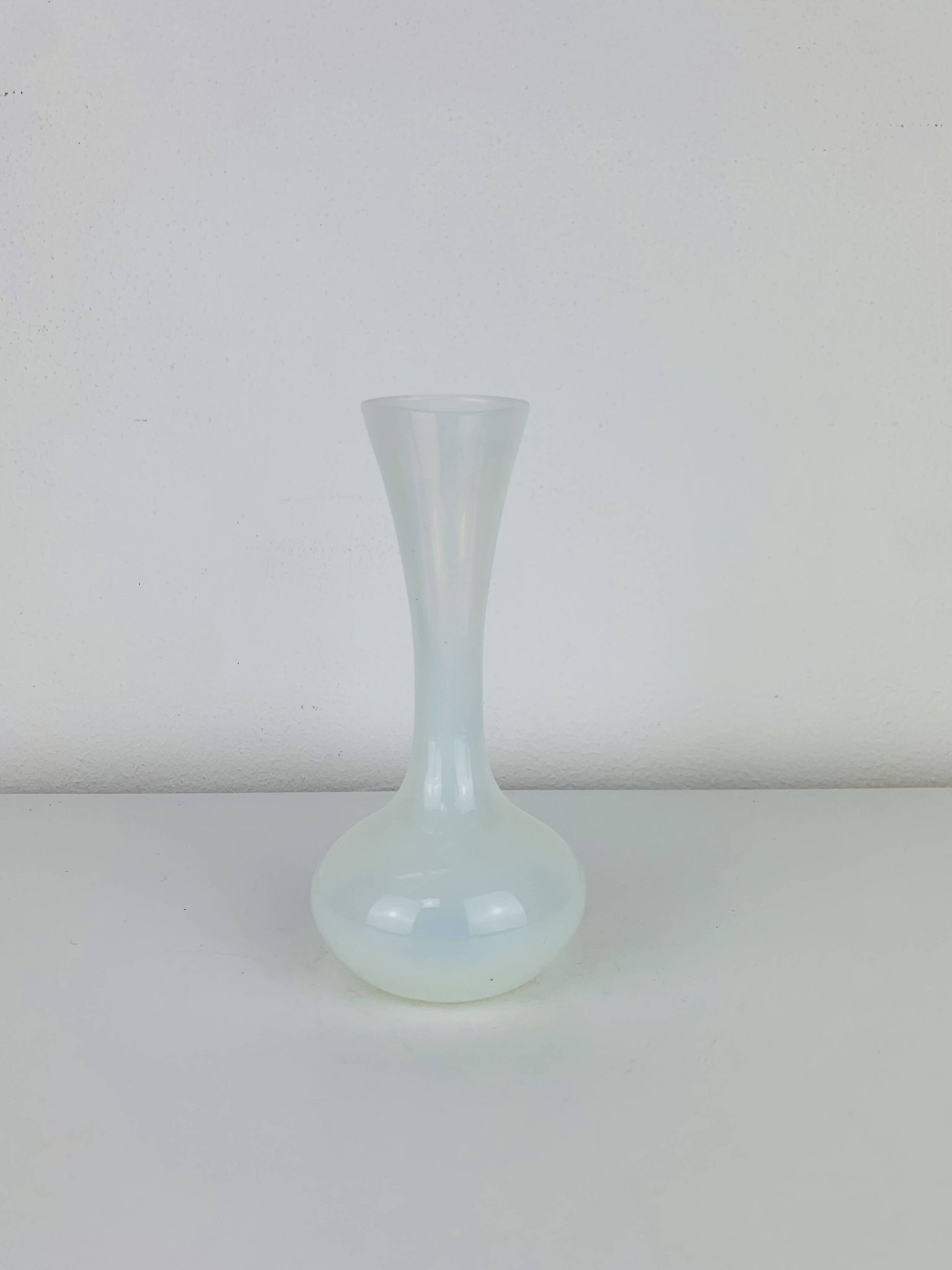 Vintage opalescent glass vase