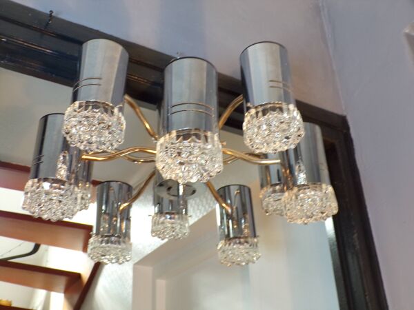 Lustre maison Sciolari 10 feux