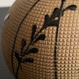 Vase boule en grès, années 80