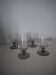 Lot de 4 verres en cristal