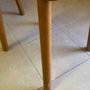 80s Italian chairs, in wood and metal