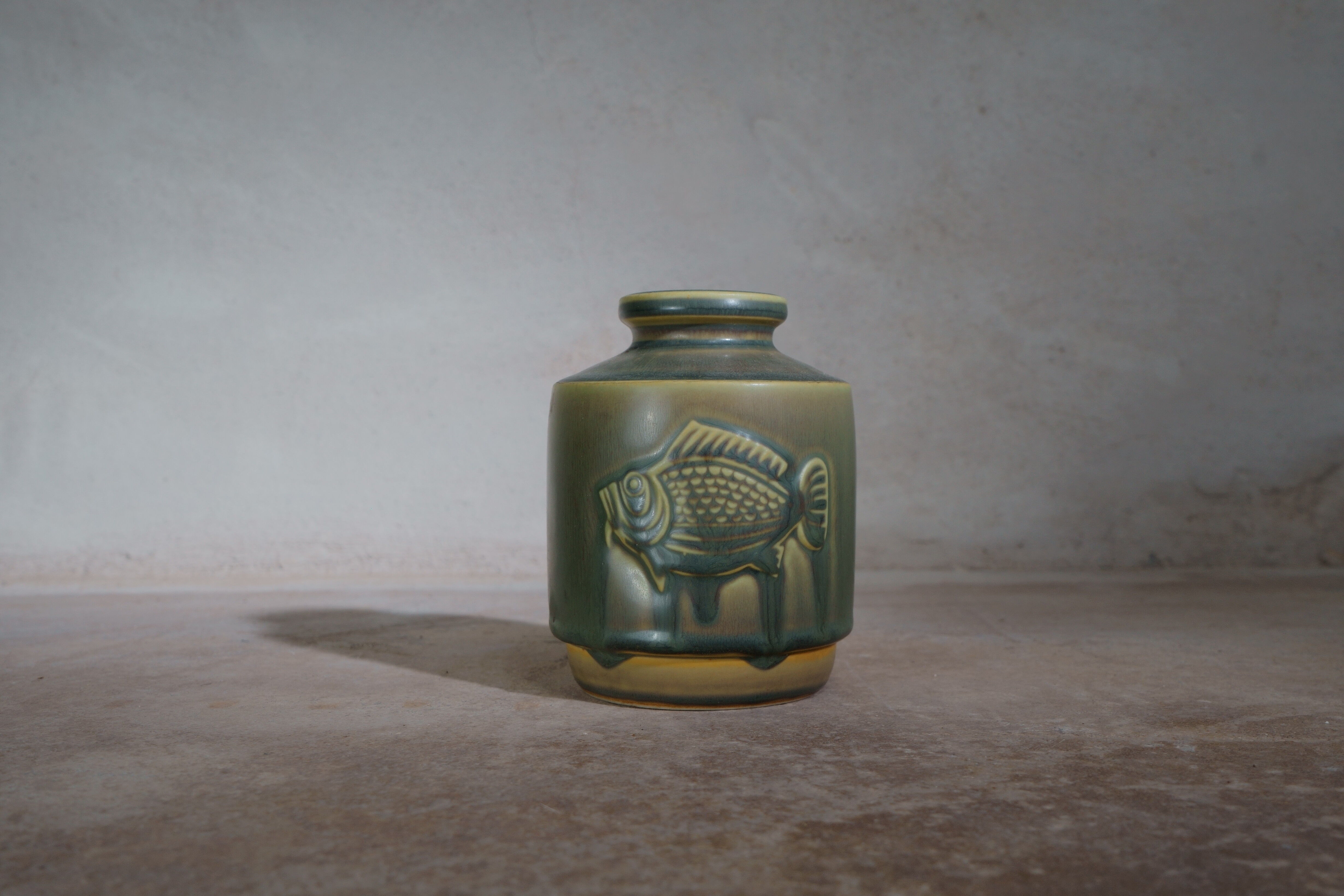 Gustavsberg, Wilhelm Kage Verkstad, Studio pottery vase, Sweden, 1950'S