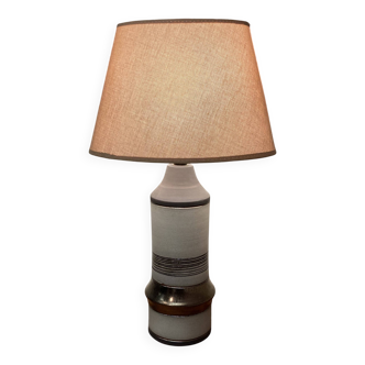 Ceramic lamp stamped scandinavian design 1960.