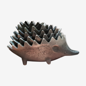 6 ashtrays hedgehog vintage