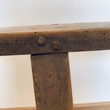 Old farm bench