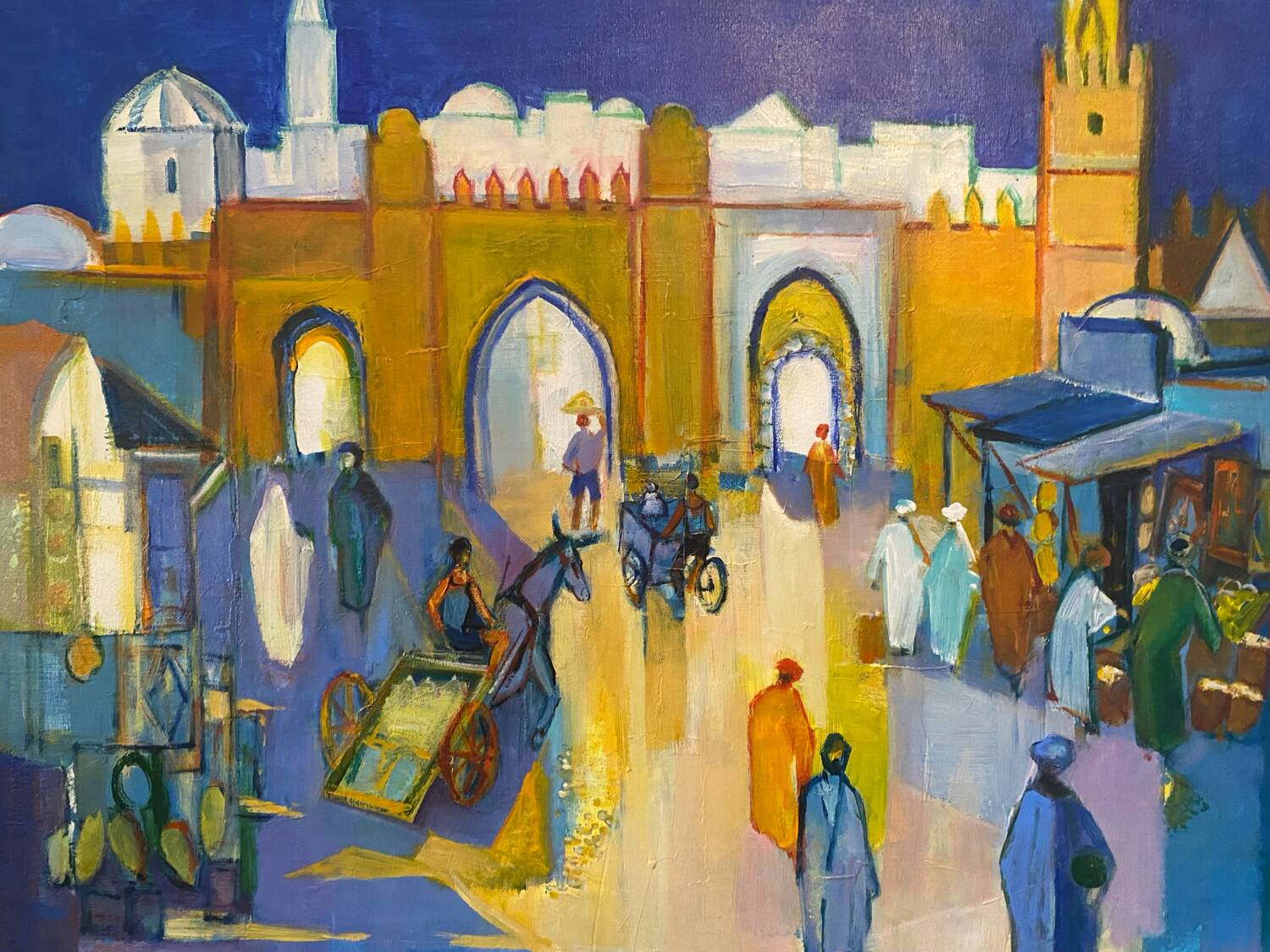 Landscape of Kairouan signed Duret