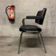 Fauteuil Vintage Design Rétro Skaï Noir