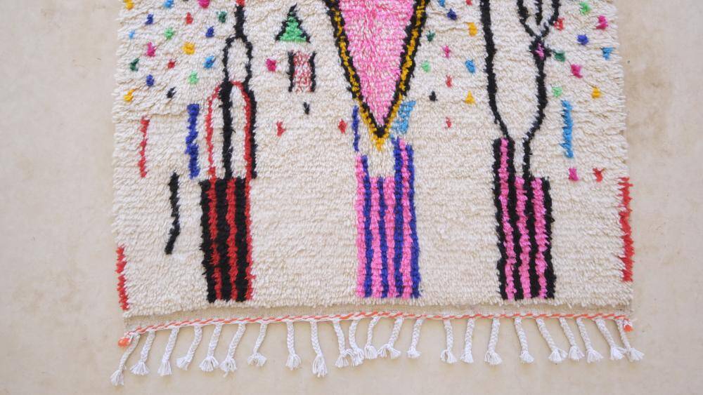 Small Berber Azilal Rug - 190 x 120 cm