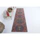 Vintage Turkish Oushak Handmade Cotton Pink Wool Runner 74x260