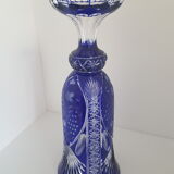 Vase bleu cristallery of lorraine - large model