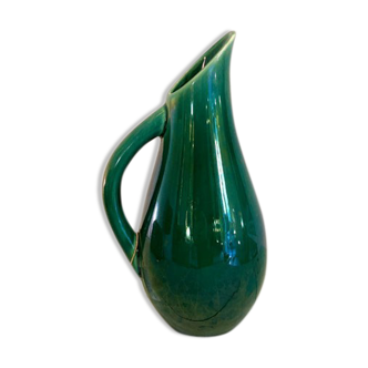 Iridescent ceramic pitcher, Val d'Or