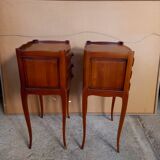Lots 2 tables de chevet en merisier