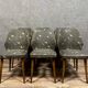 D'après Oswald Haerdtl : série de six chaises design 60's