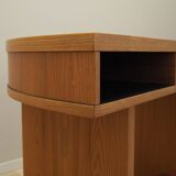 Oak desk, Italian design, 1970s, production: Italy