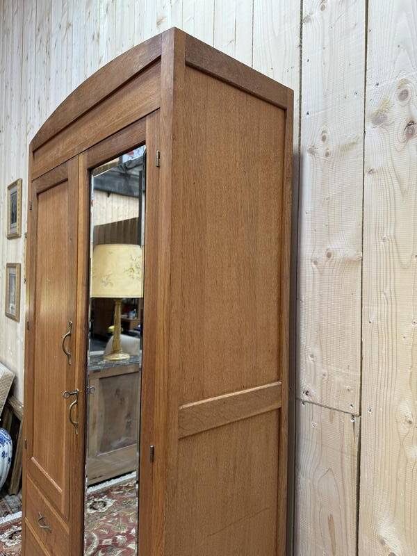 Armoire - Penderie en chêne massif époque 1950/1960