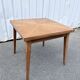 Extendable Scandinavian table from the 1950s – light wood