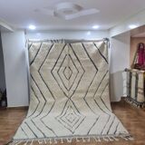 Handmade wool Berber rug 300X200 cm