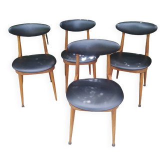 4 chaises Licorne de Baumann