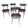 4 Unicorn chairs by Baumann