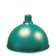 A beautiful industrial hanging lamp in metal (not aluminium) beautiful green colour