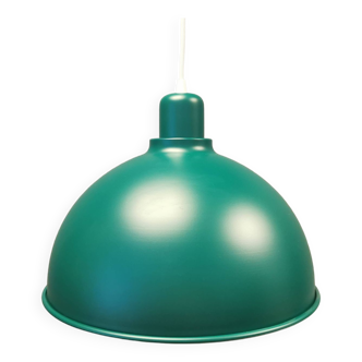 A beautiful industrial hanging lamp in metal (not aluminium) beautiful green colour