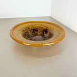 German Glass Bowl by Karl Wiedmann for WMF Ikora, 1930s Baushaus Art Deco