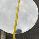 Modern round metal side table