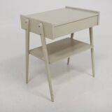 Scandinavian teak bedside table, AB Carlströms & Co Möbelfabrik, Sweden, 1960s