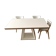 Extensible table Mood T1202 — Mobitec — White Fenix & walnut