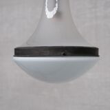 Germany antique two tone glass pendant light