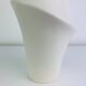 White ceramic vase, organic shape