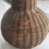 Wicker lampshade