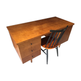 Vintage desk set and Scandinavian chair