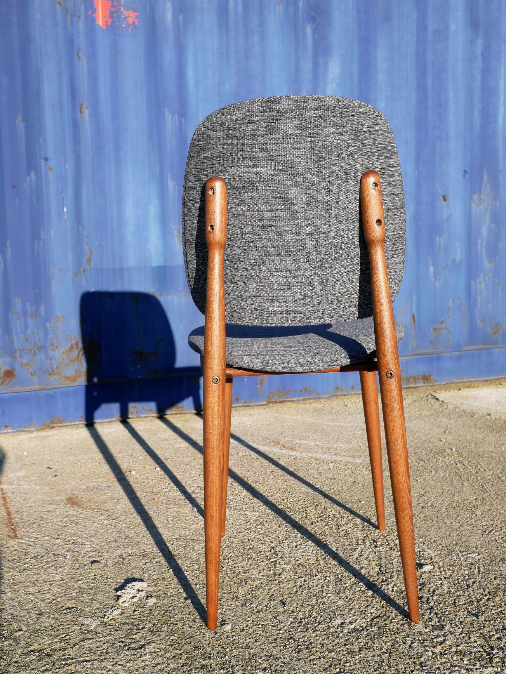 Set of 6 chairs "pegase" by baumann, 60 years