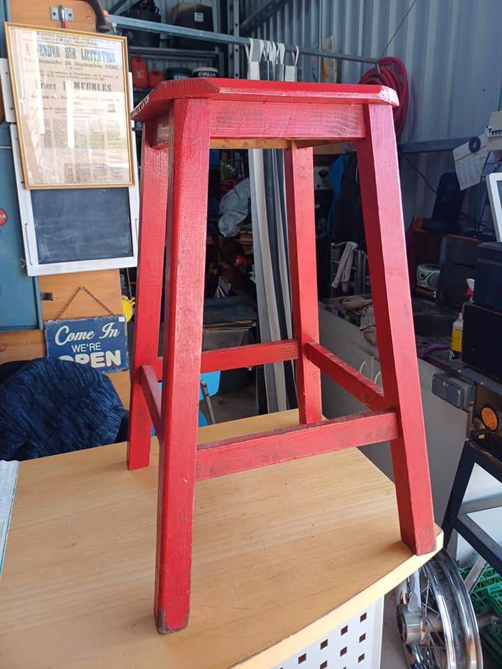 Vintage workshop stool