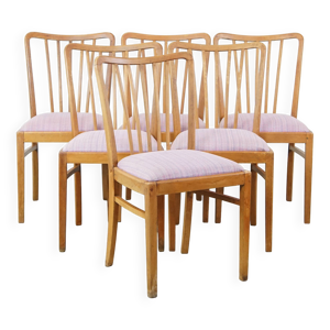 lot 6 chaises salle - tissu