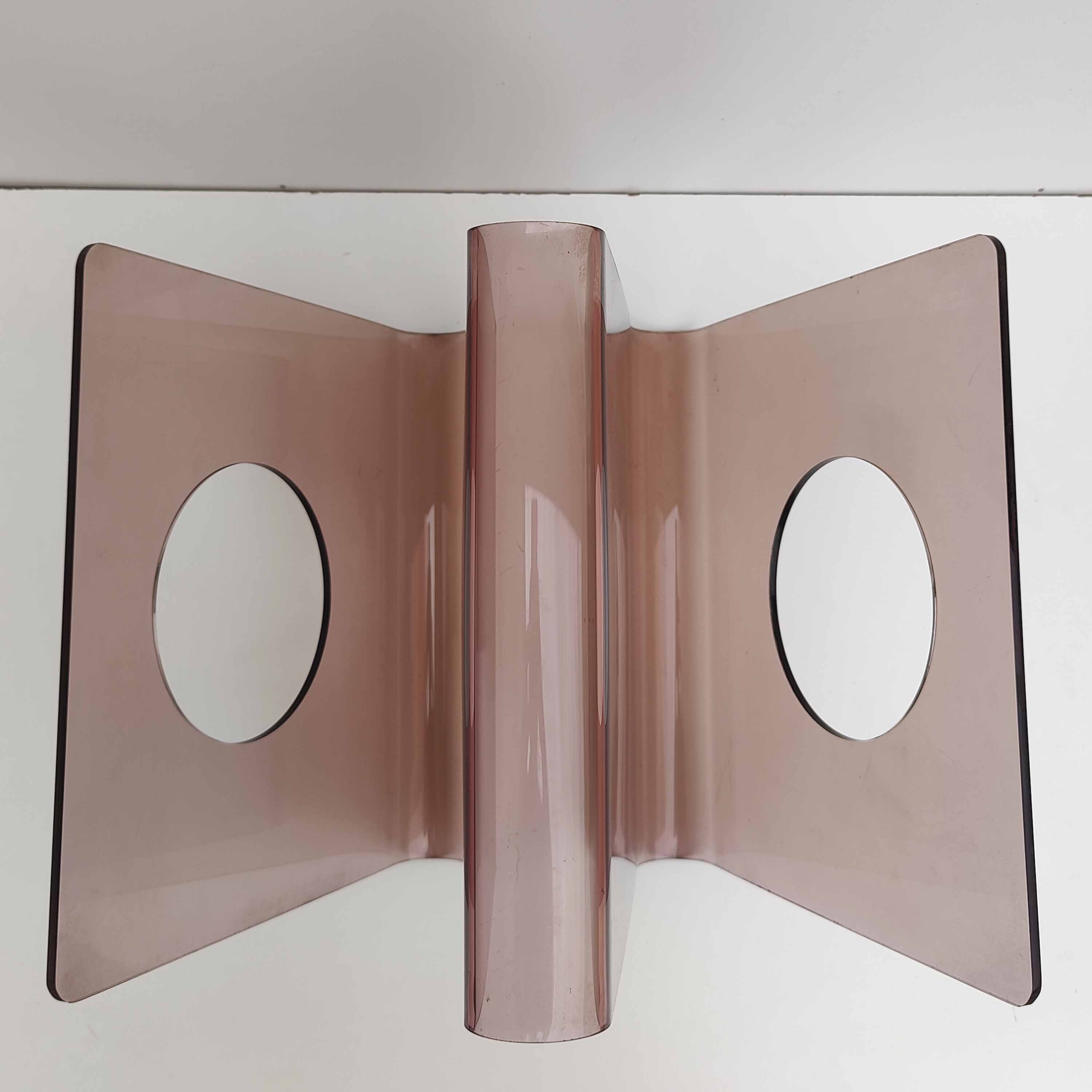Door magazines / vinyl plexiglass 70s by Michel Dumas
