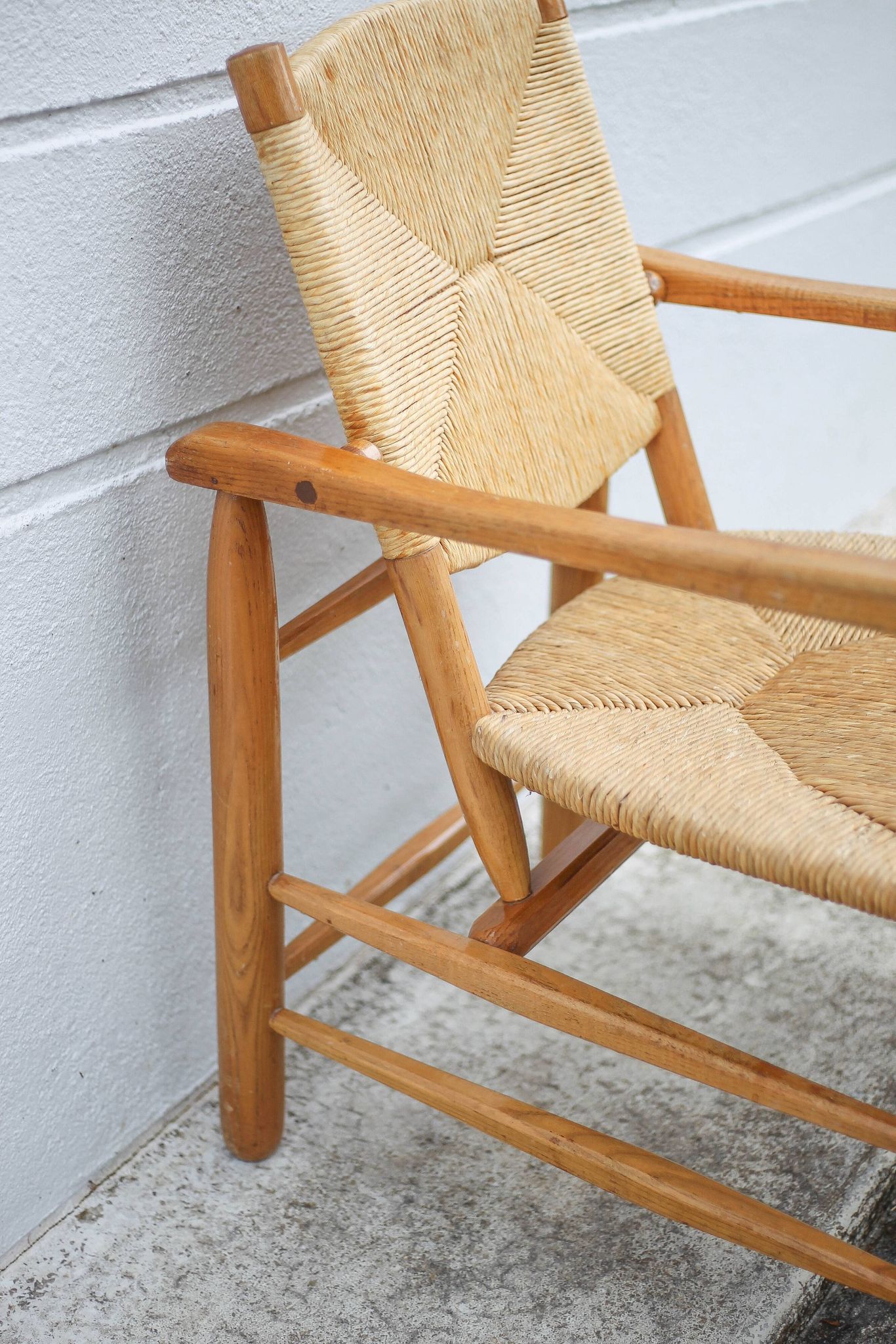 Charlotte Perriand armchair model 21 Chamrousse, French designer armchair