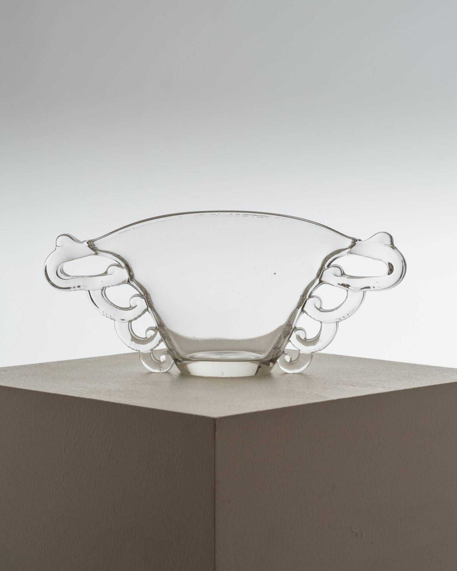 ART DECO GLASS VASE, 1930s