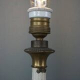 Antique columnar lamp