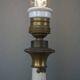 Lampe à colonne antique
